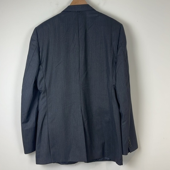 Brooks Brothers Wool Saxxon Blazer Blue Size 44L/W38 - Picture 4 of 10